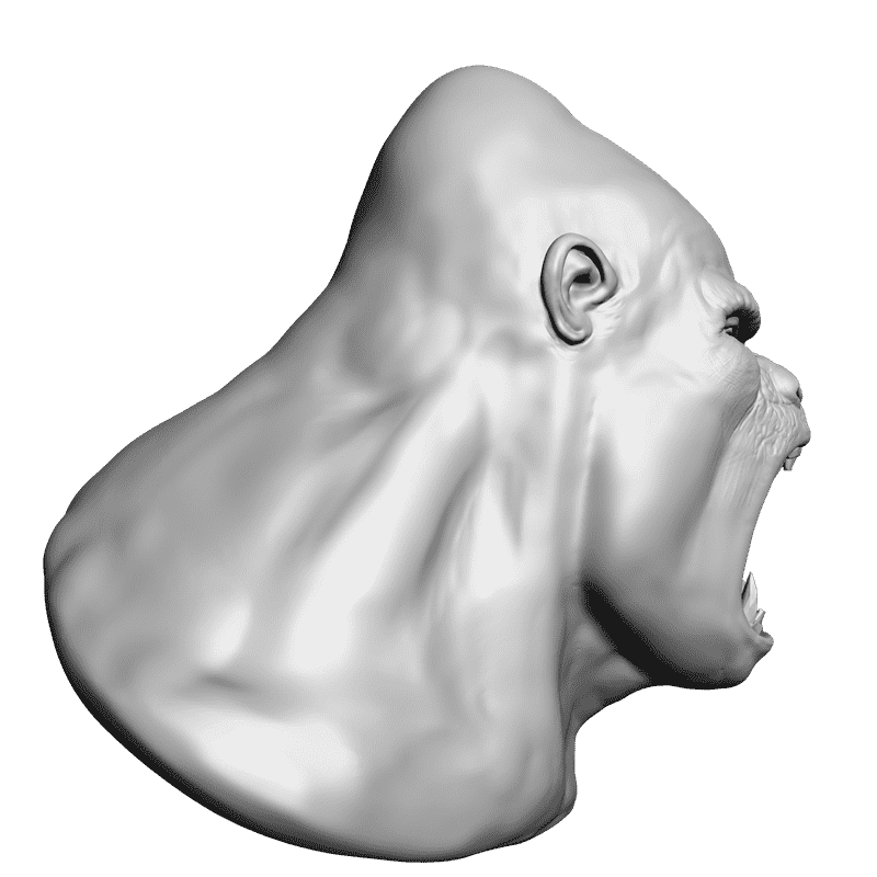 картинка Горилла F1-029 3D-STL.COM