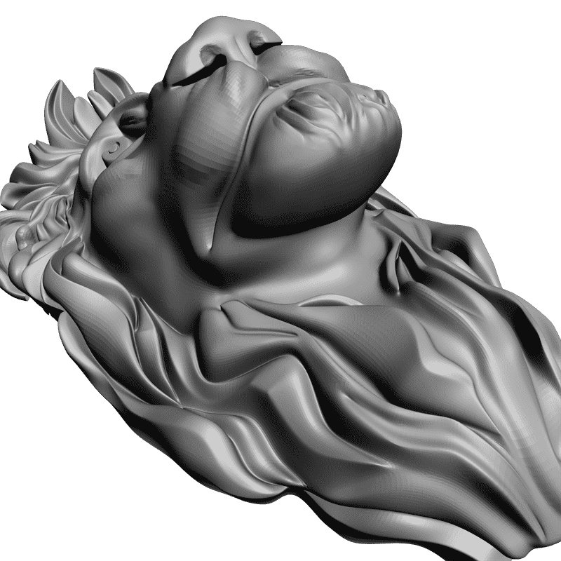 картинка Лев F1-017 3D-STL.COM