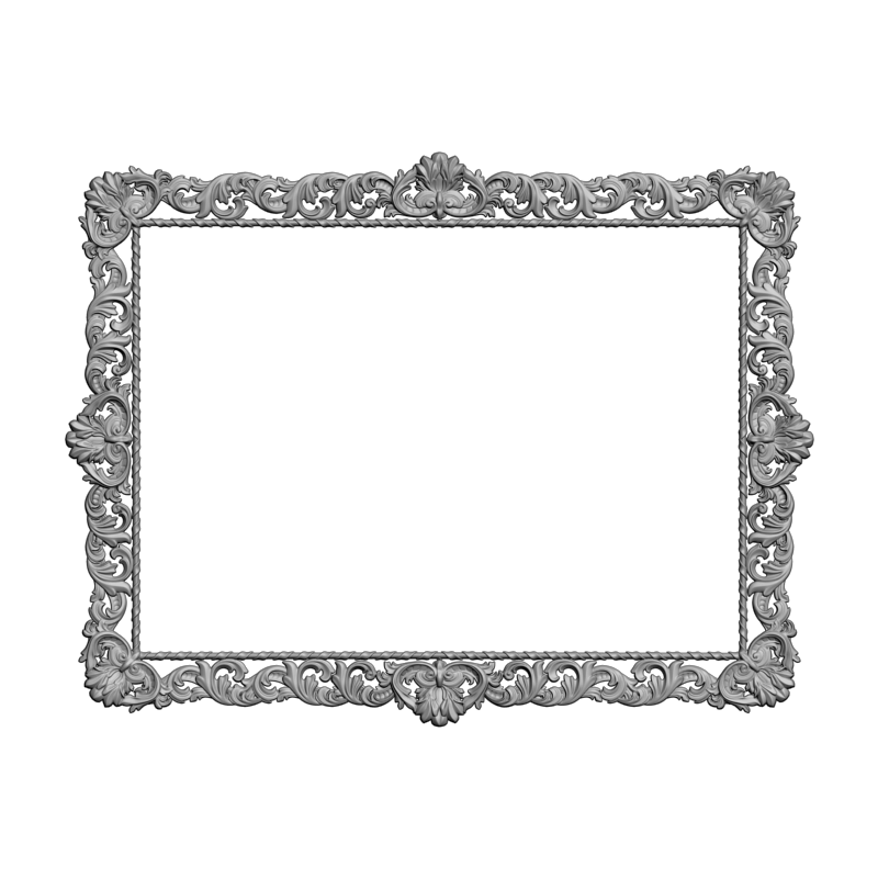 картинка Рама резная D14-515 3D-STL.COM