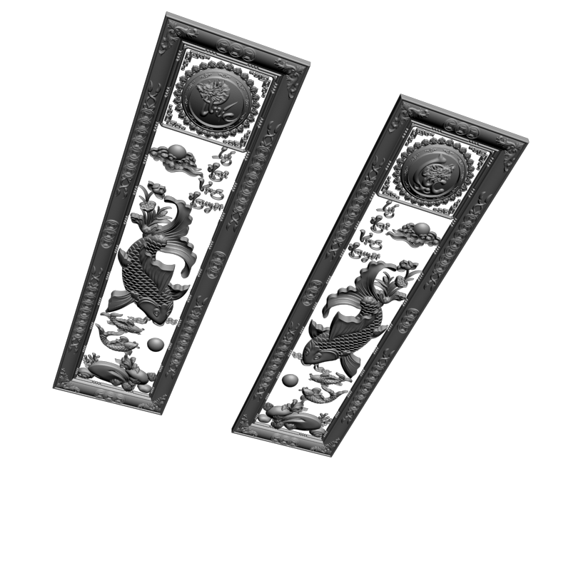 картинка Панель резная Рыбка D11-139 3D-STL.COM