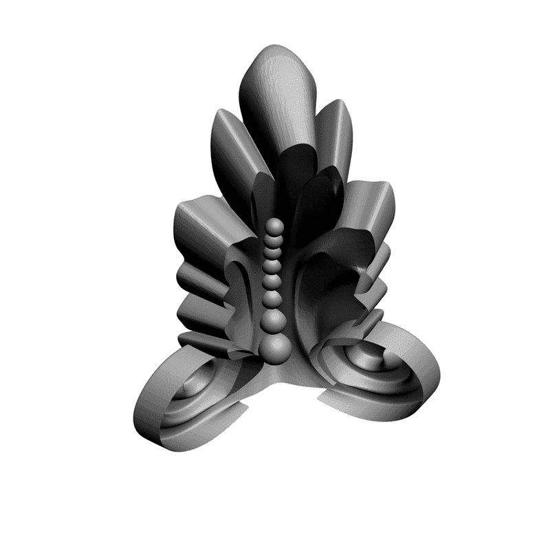 картинка Накладка резная D10-005 3D-STL.COM