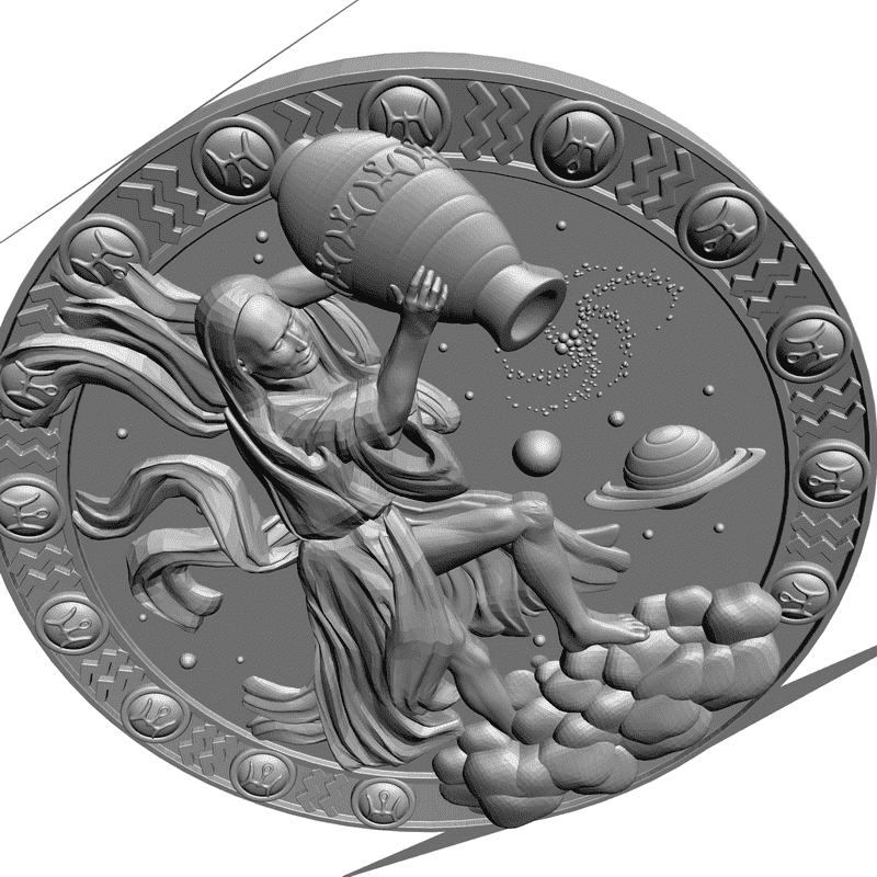 картинка Водолей P1-003 3D-STL.COM