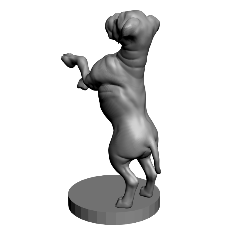 картинка Бульдог Стоя F1-187 3D-STL.COM