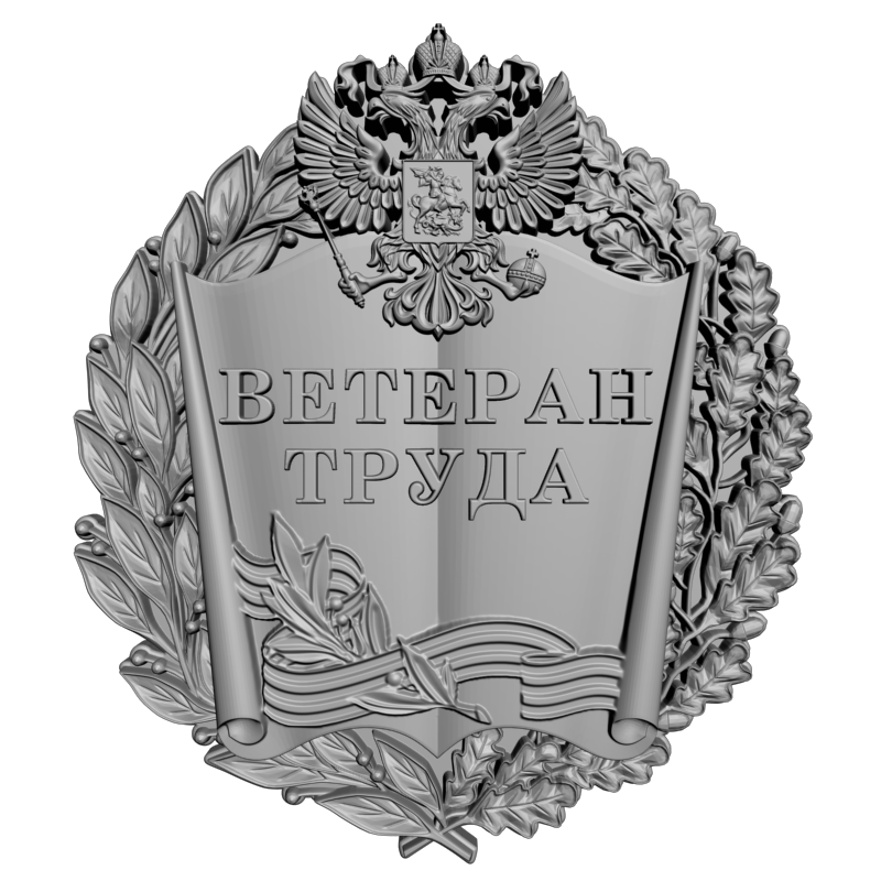картинка Ветеран труда RG1-125 3D-STL.COM