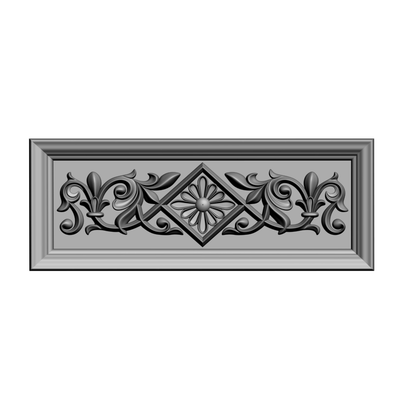 картинка Накладка декоративная резная D10-420 3D-STL.COM