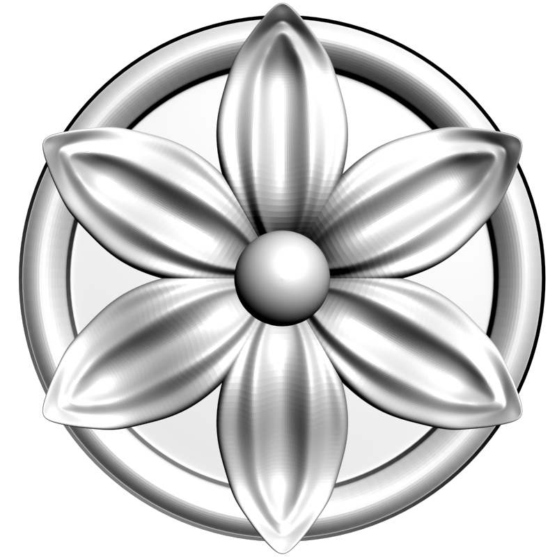 картинка Розетка резная D16-301 3D-STL.COM