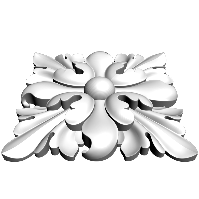 картинка Розетка резная D16-318 3D-STL.COM