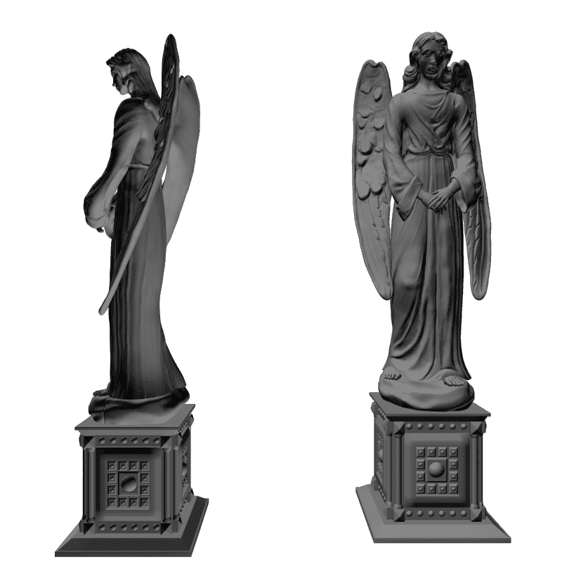 картинка Ангел в рост V1-042 3D-STL.COM