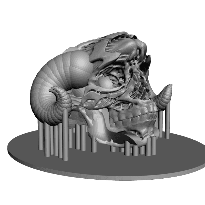 картинка Кольцо с опорами RY2-079 3D-STL.COM
