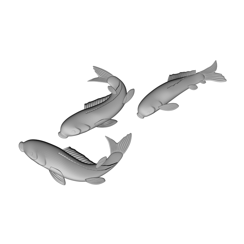 картинка Рыбки F5-061 3D-STL.COM