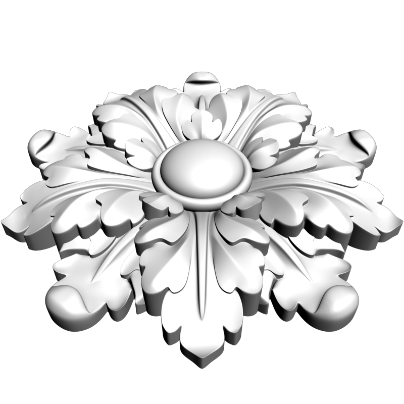картинка Розетка резная D16-335 3D-STL.COM