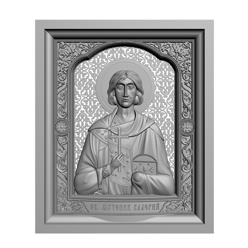 картинка Святой мученник Валерий V3-293 3D-STL.COM