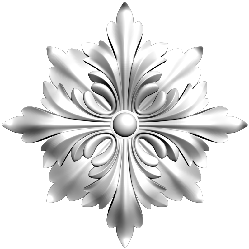 картинка Розетка резная D16-332 3D-STL.COM