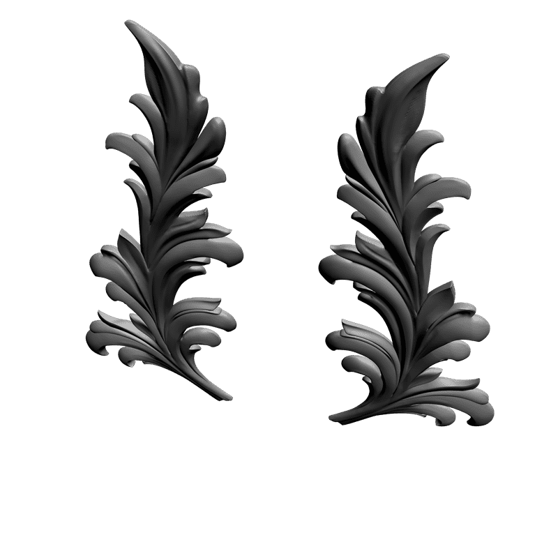 картинка Накладка резная D10-142 3D-STL.COM