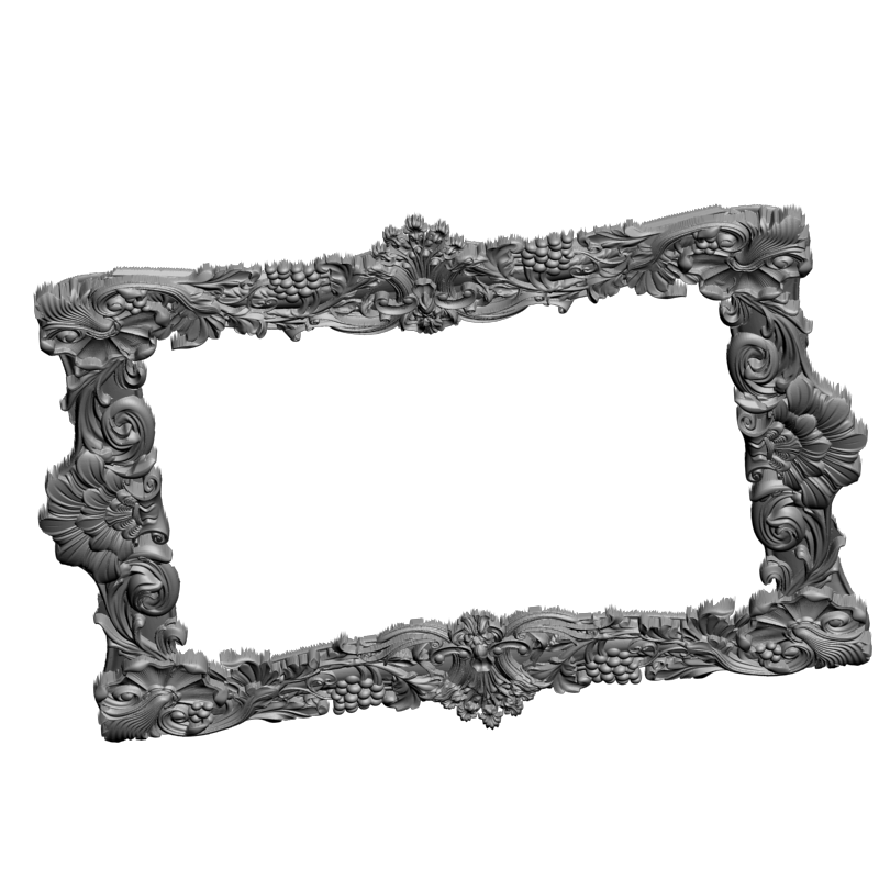 картинка Рамка резная D14-587 3D-STL.COM