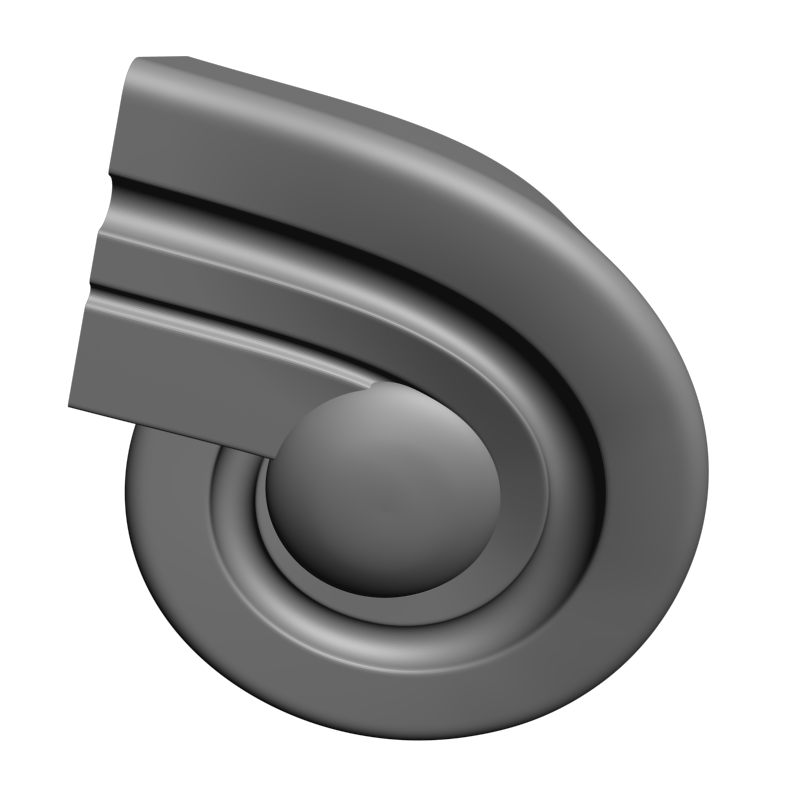 картинка Поручень D13-007 3D-STL.COM