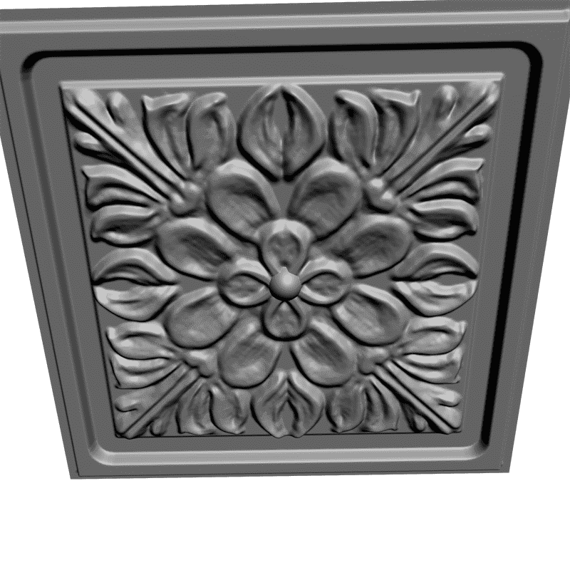 картинка Розетка резная D16-105 3D-STL.COM