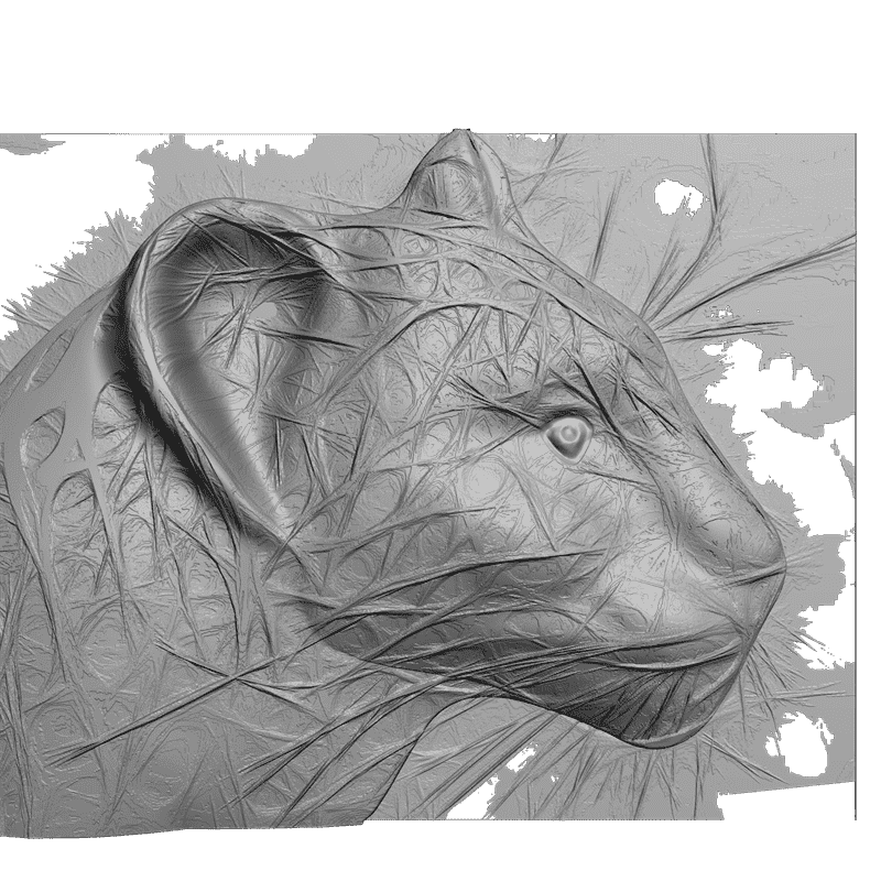 картинка Львица D12-125 3D-STL.COM
