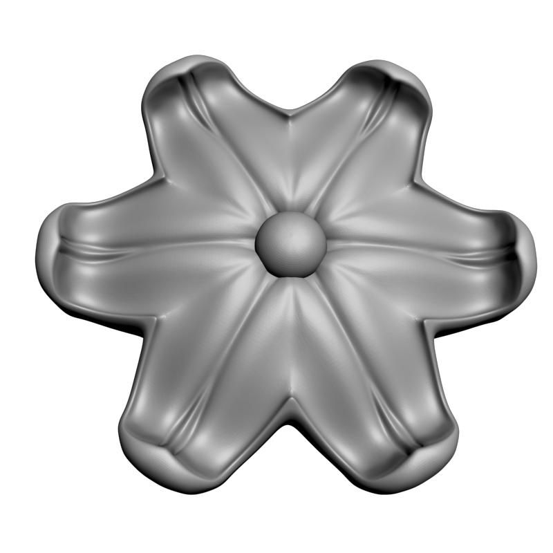 картинка Розетка резная D16-382 3D-STL.COM