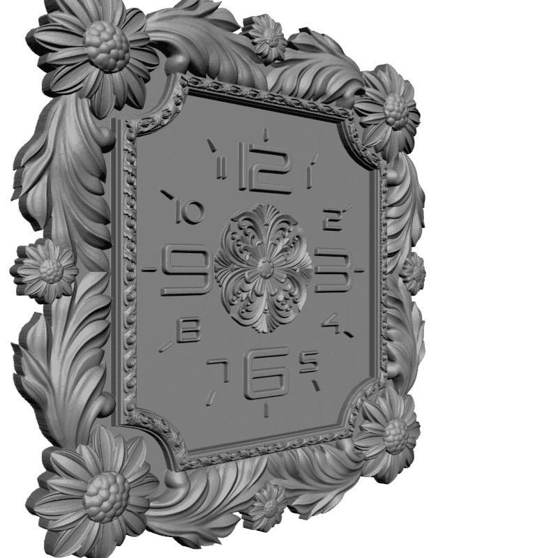 картинка Настенные часы P3-061 3D-STL.COM