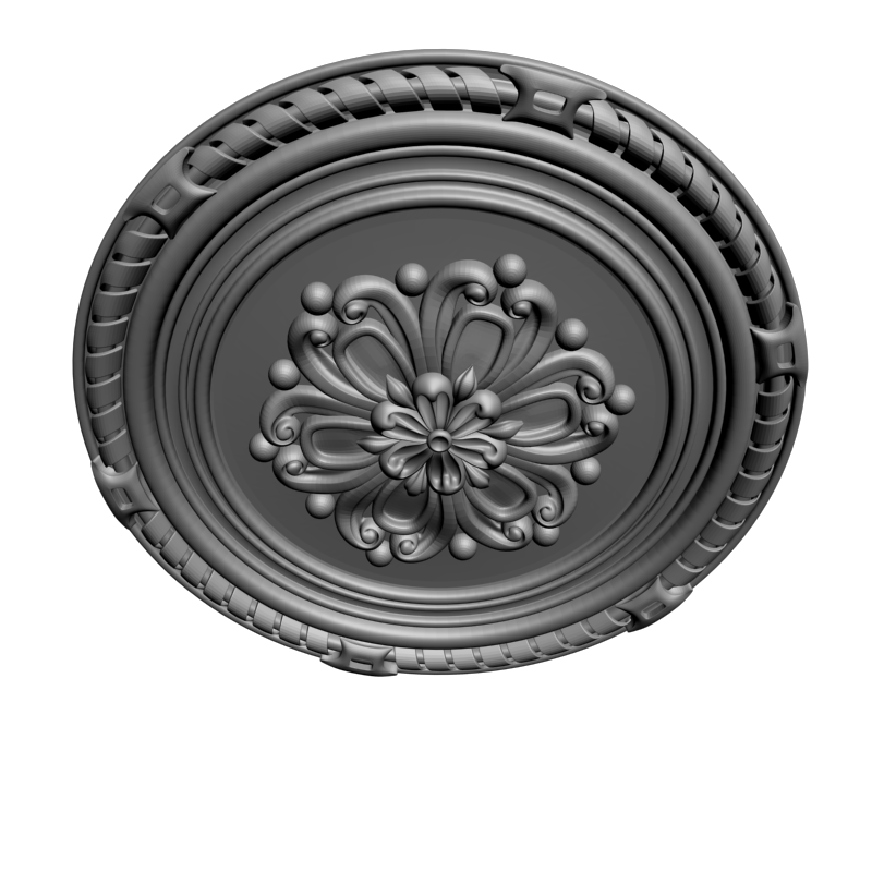 картинка Розетка резная D16-352 3D-STL.COM