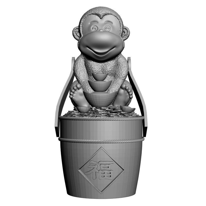 картинка Обезьяна PI1-245 3D-STL.COM