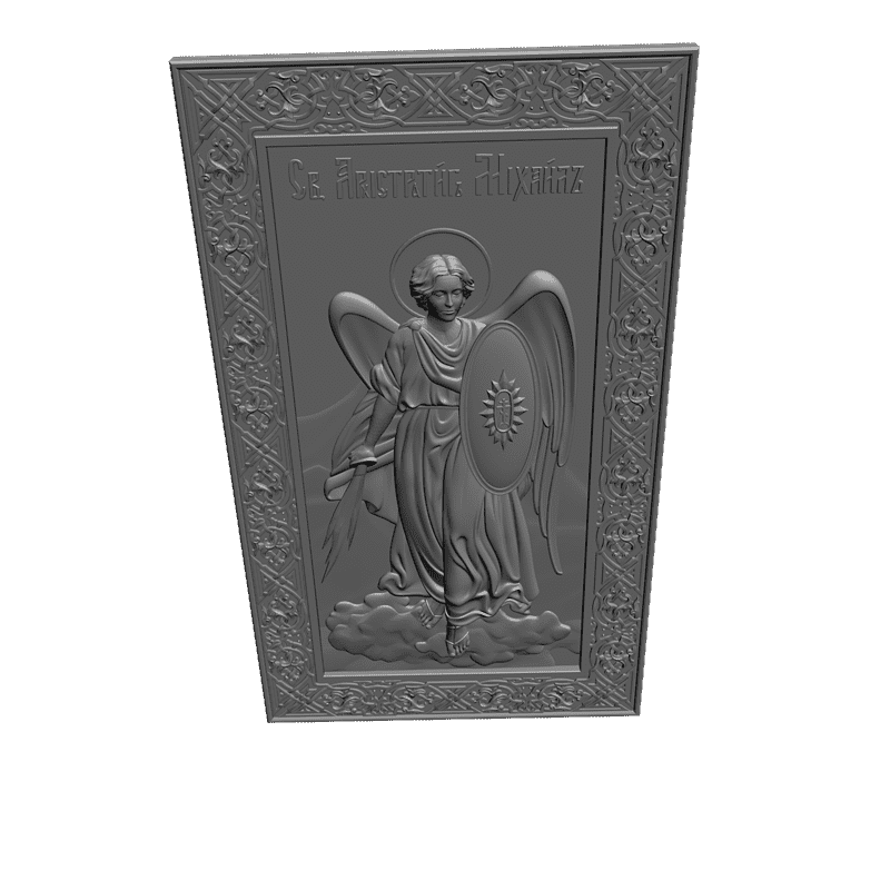 картинка Святой Архистратиг Михаил V3-134 3D-STL.COM