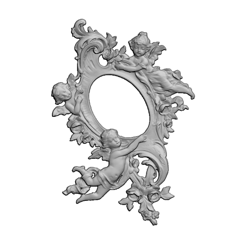 картинка Рамка резная D14-633 3D-STL.COM