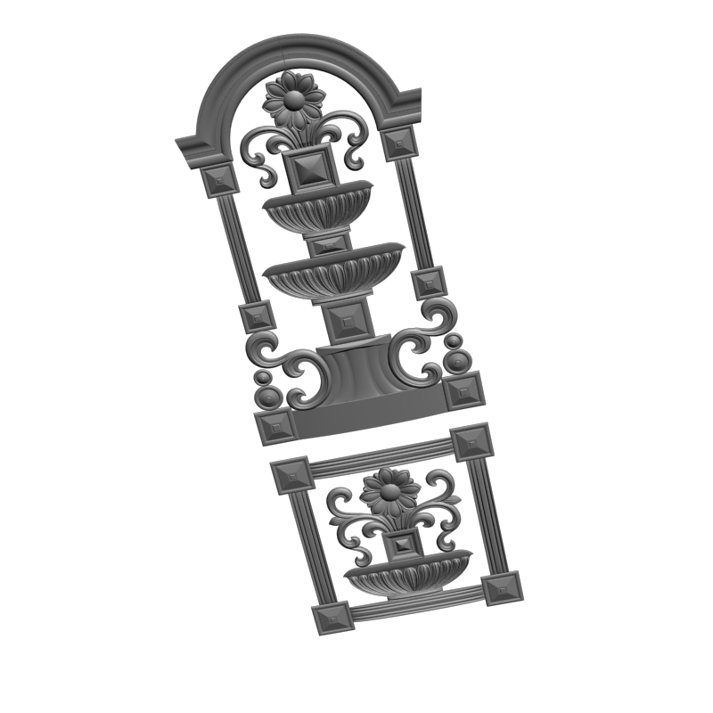 картинка Накладка на двери H3-118 3D-STL.COM