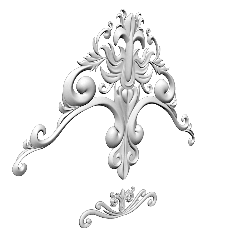 картинка Лепниня D10-242 3D-STL.COM