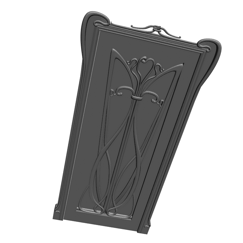 картинка Дверь резная H3-005 3D-STL.COM