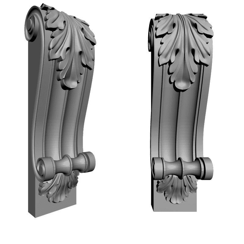 картинка Кронштейн D9-165 3D-STL.COM