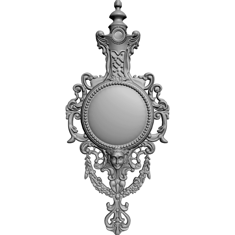 картинка Часы резные P3-010 3D-STL.COM