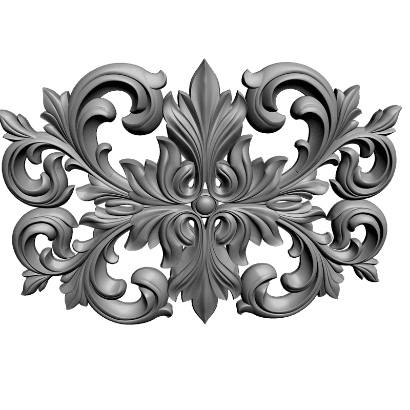 картинка Розетка резная D16-045 3D-STL.COM
