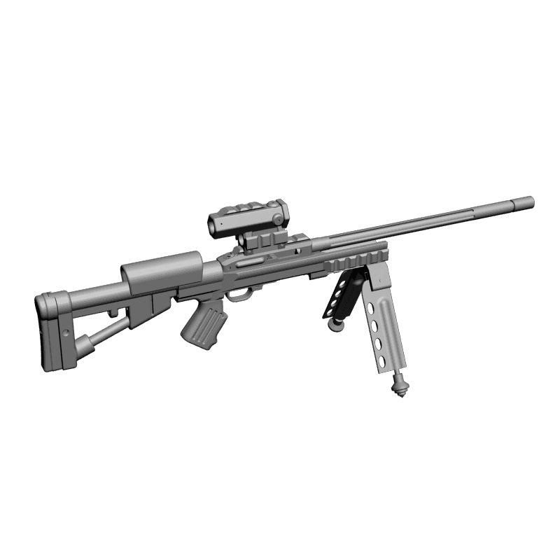 картинка Винтовка RO2-023 3D-STL.COM