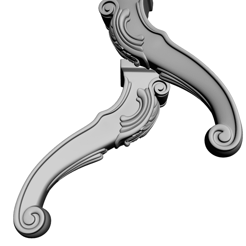 картинка Ножка мебельная M6-071 3D-STL.COM