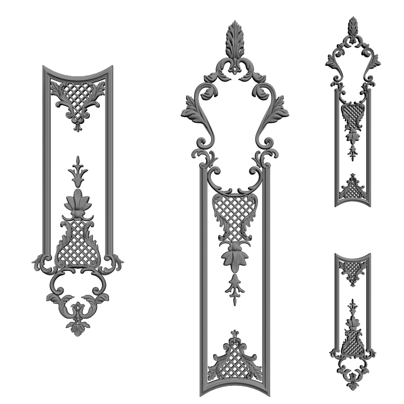 картинка Накладка декоративная D10-241 3D-STL.COM