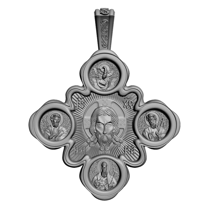 картинка Крестик RY4-012 3D-STL.COM