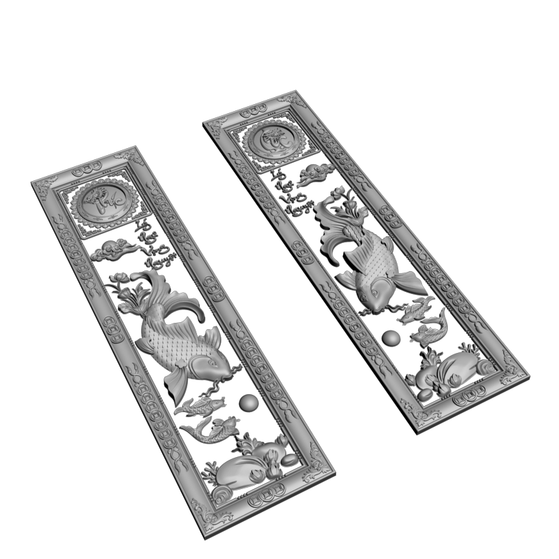 картинка Панель резная Рыбка D11-139 3D-STL.COM