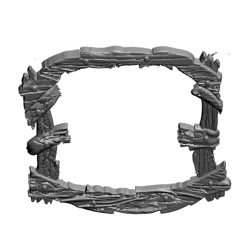 картинка Рамка резная D14-636 3D-STL.COM