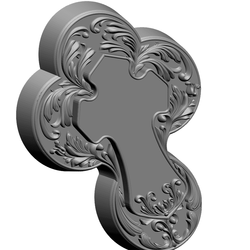 картинка Крестик RY4-020 3D-STL.COM