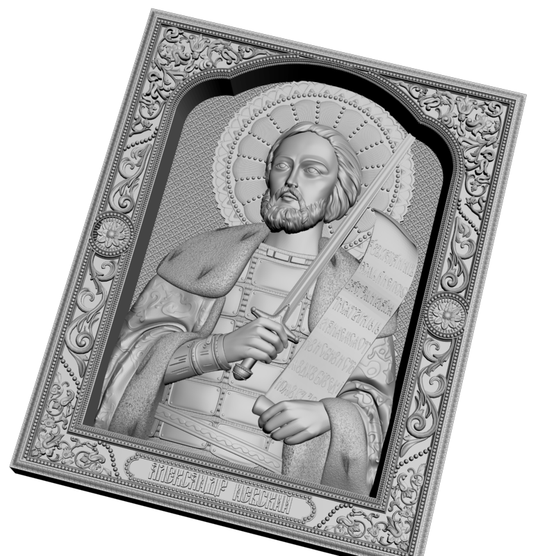 картинка Александр Невский V3-396 3D-STL.COM