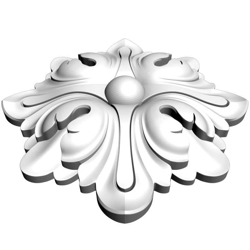 картинка Розетка резная D16-320 3D-STL.COM