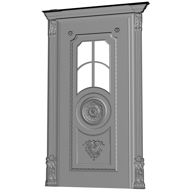 картинка Двери резные H3-064 3D-STL.COM