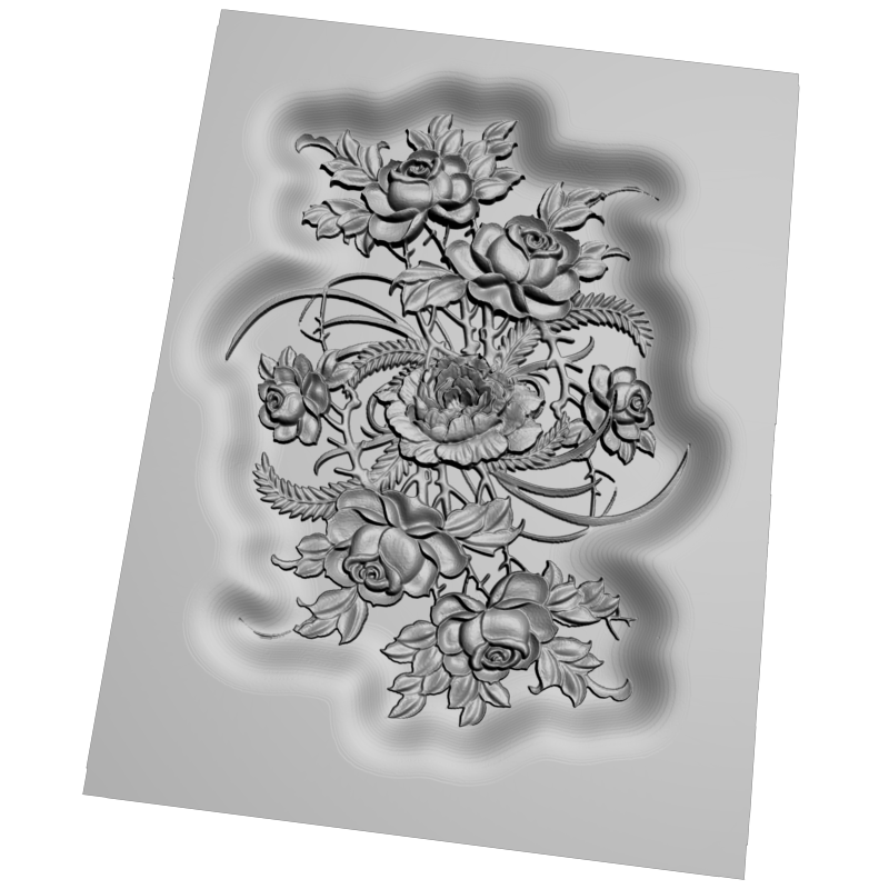 картинка Цветы F4-121 3D-STL.COM