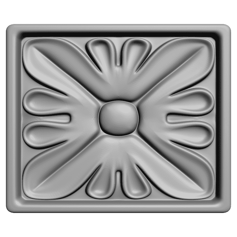 картинка Розетка резная D16-168 3D-STL.COM