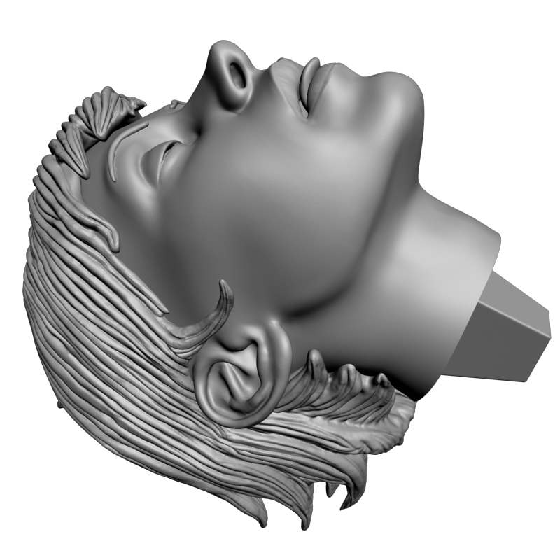 картинка Голова юноши L5-095 3D-STL.COM