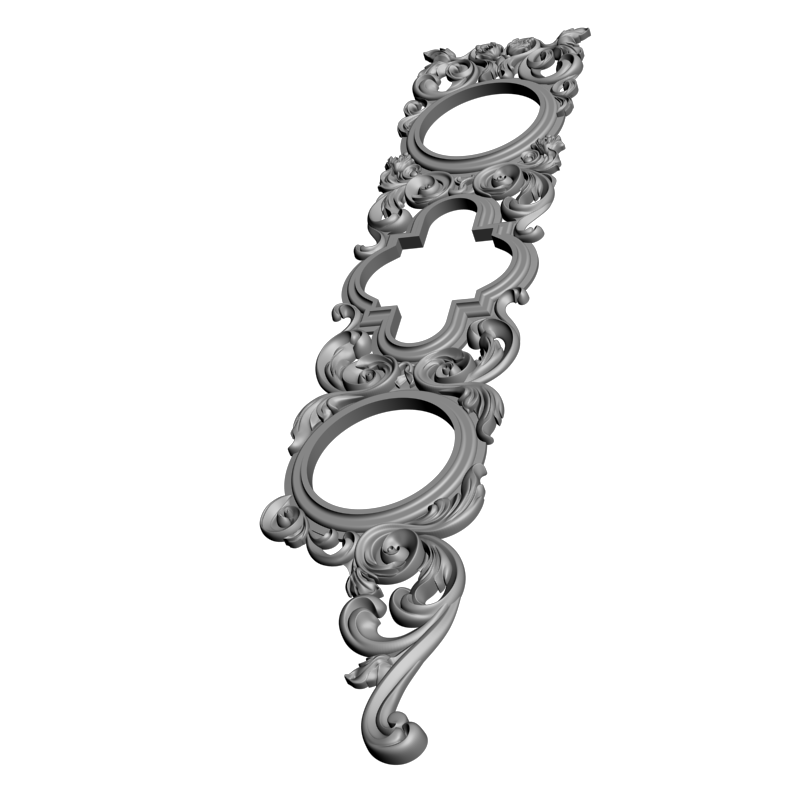 картинка Накладка декоративная D10-359 3D-STL.COM