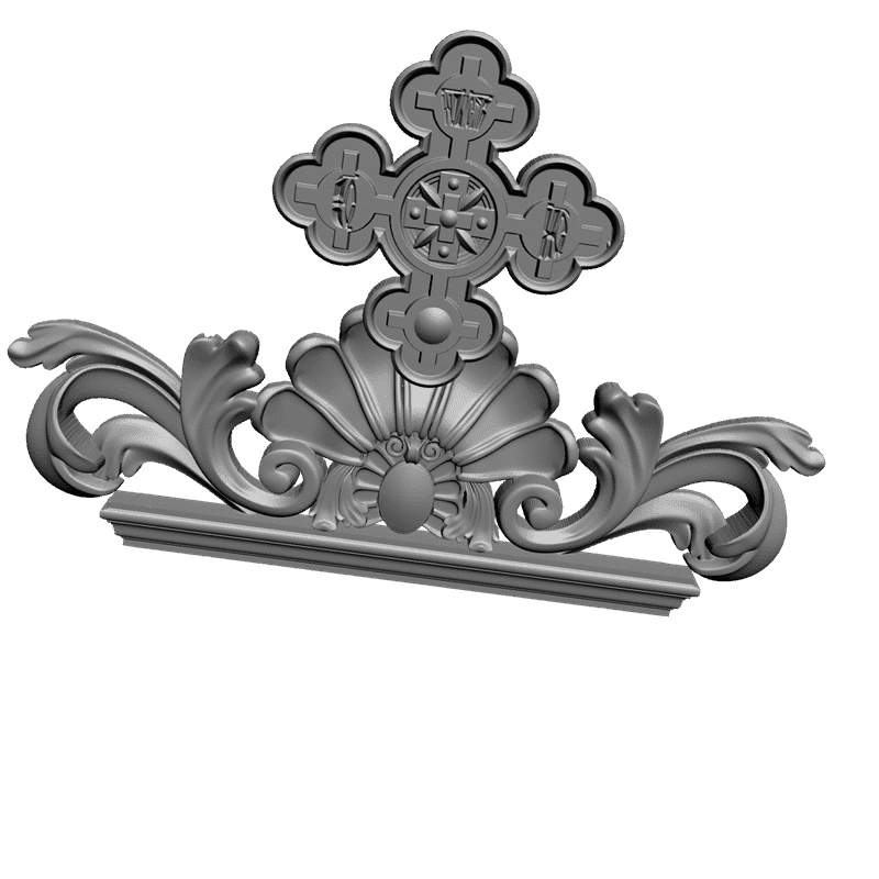 картинка Верх с крестом V9-013 3D-STL.COM