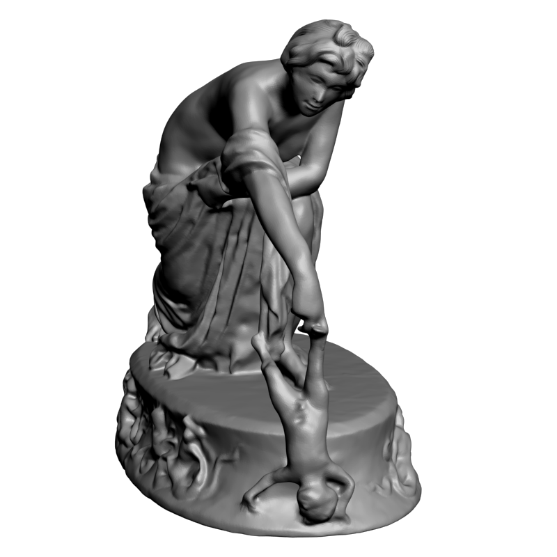 картинка Женщина и ребёнок L3-210 3D-STL.COM